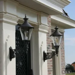 Applique murale KS Verlichting Scheveningen Bronze, Cuivre, 1 lumière