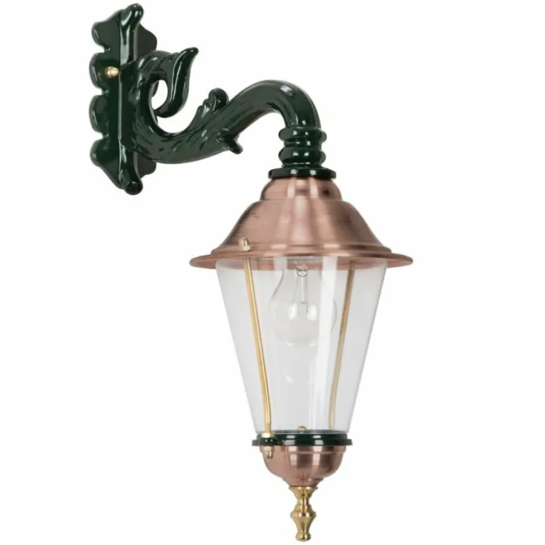 Applique murale KS Verlichting Hoorn Vert, Cuivre, 1 lumière