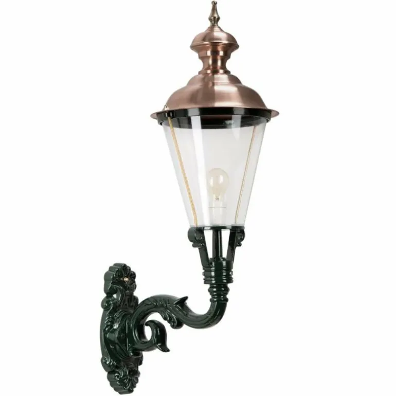 Applique murale KS Verlichting Volendam Vert, Cuivre, 1 lumière