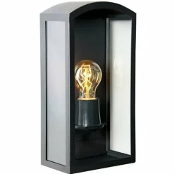 Applique murale KS Verlichting Como Noir, 1 lumière