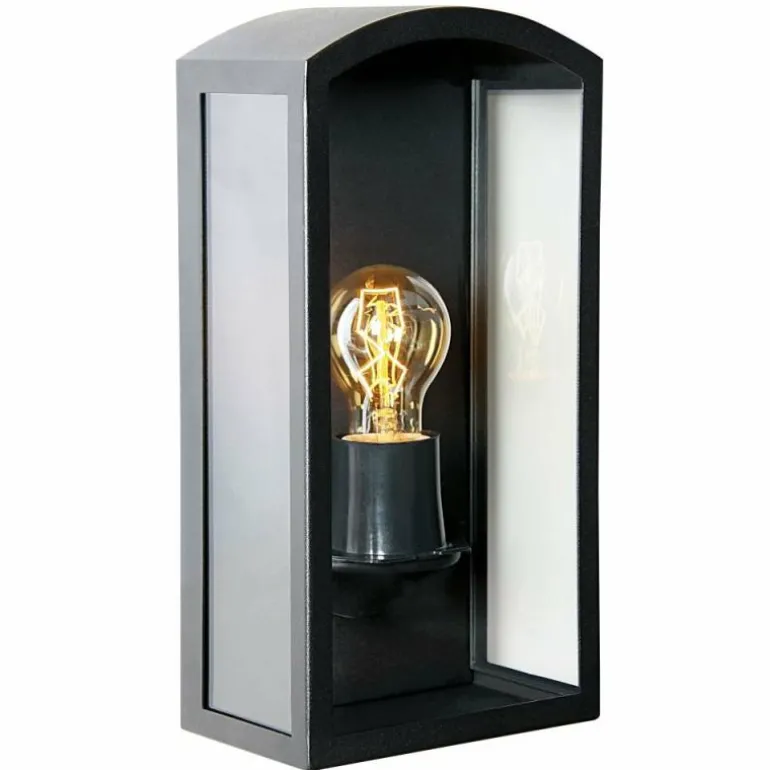 Applique murale KS Verlichting Como Noir, 1 lumière