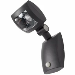 Applique murale KS Verlichting Inspector LED Noir, 1 lumière, Détecteur de mouvement