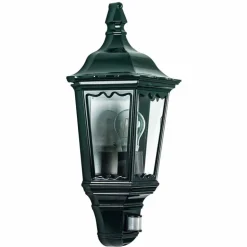 Applique murale KS Verlichting Ancona Vert, 1 lumière, Détecteur de mouvement