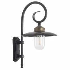 Applique murale KS Verlichting Orly Noir, 1 lumière