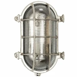 Applique murale KS Verlichting Maritiem Nautic Nickel mat, 1 lumière