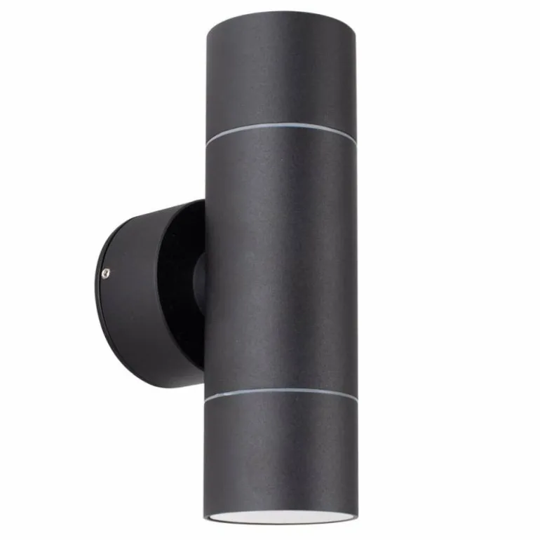 Applique murale KS Verlichting Ray Noir, 2 lumières