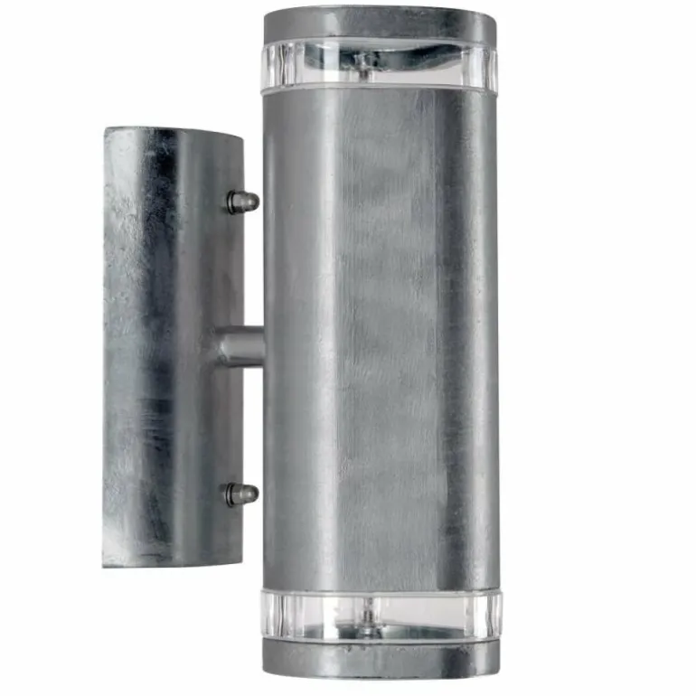 Applique murale KS Verlichting Ambient Acier inoxydable, 2 lumières