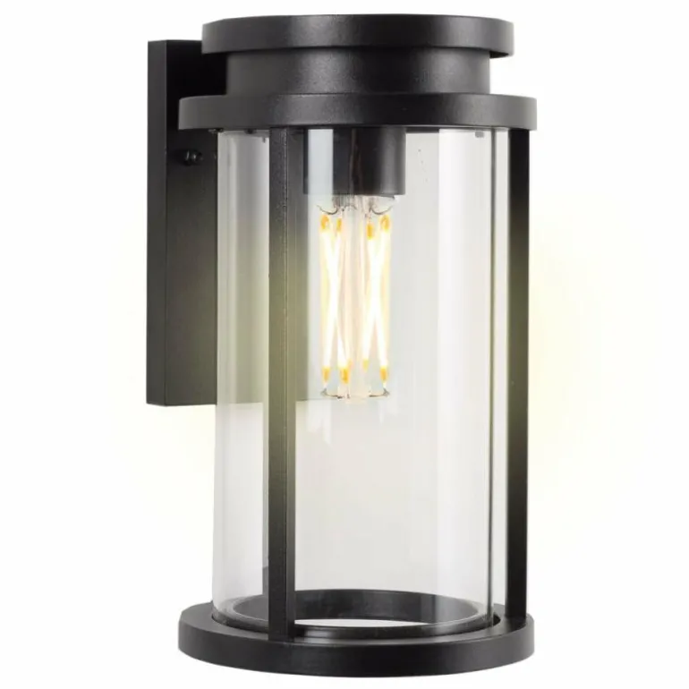 Applique murale KS Verlichting Sydney Noir, 1 lumière