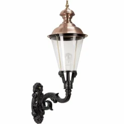 Applique murale KS Verlichting Volendam Noir, 1 lumière