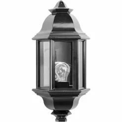 Applique murale KS Verlichting Turijn Noir, 1 lumière