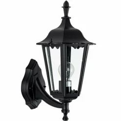 Applique murale KS Verlichting Ancona Noir, 1 lumière