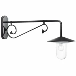 Applique murale KS Verlichting Louvre Noir, 1 lumière