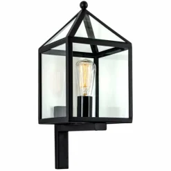 Applique murale KS Verlichting Bloemendaal Noir, 1 lumière