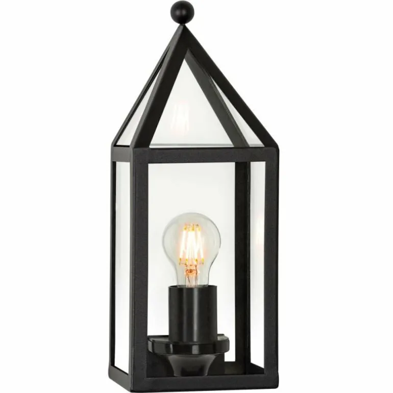 Applique murale KS Verlichting Muiden Noir, 1 lumière