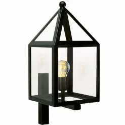 Applique murale KS Verlichting Leusden Noir, 1 lumière