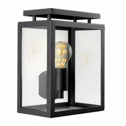 Applique murale KS Verlichting Vecht Noir, 1 lumière