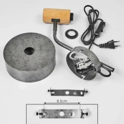 Applique murale Lakewood Gris, 1 lumière