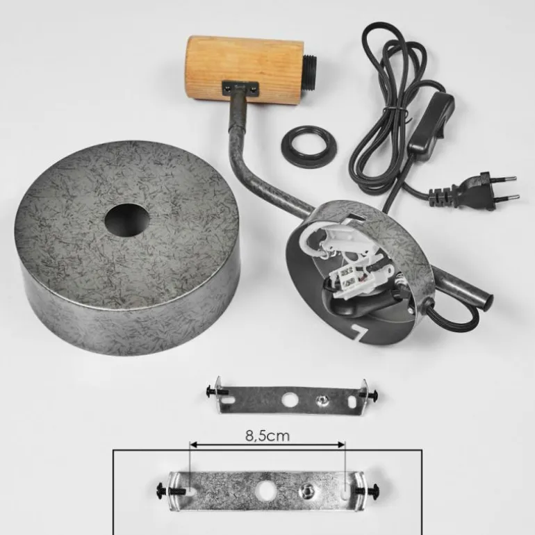 Applique murale Lakewood Gris, 1 lumière