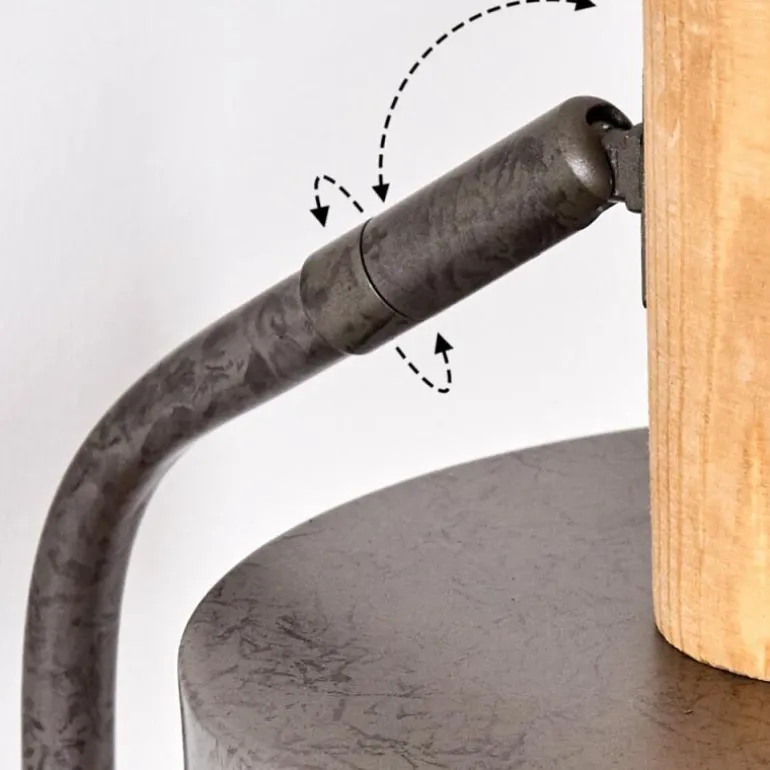 Applique murale Lakewood Gris, 1 lumière