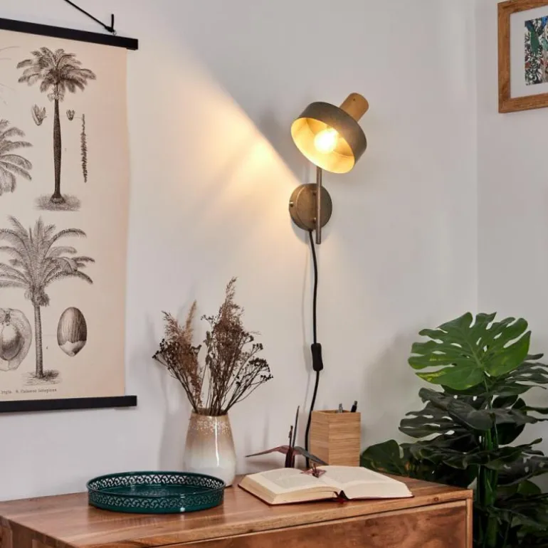 Applique murale Lakewood Gris, 1 lumière