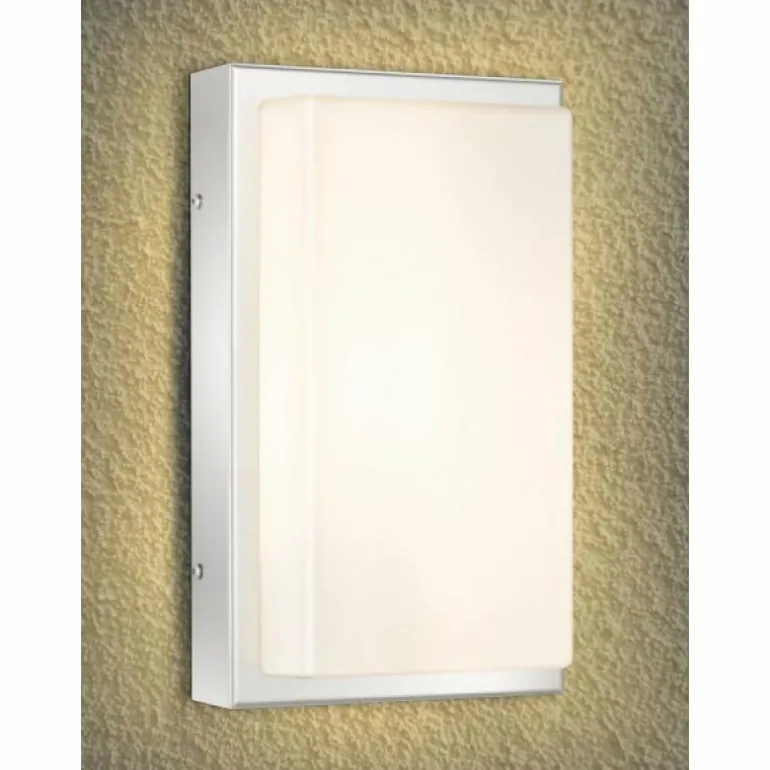 Applique murale LCD Falkensee Acier inoxydable, 1 lumière