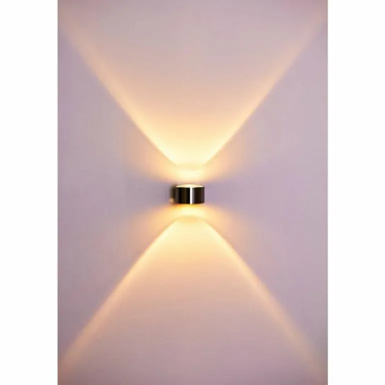 Applique murale LCD Fehmarn Acier inoxydable, 1 lumière