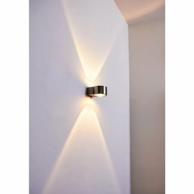 Applique murale LCD Fehmarn Acier inoxydable, 1 lumière