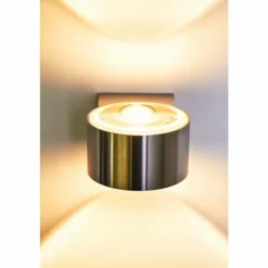 Applique murale LCD Fehmarn Acier inoxydable, 1 lumière