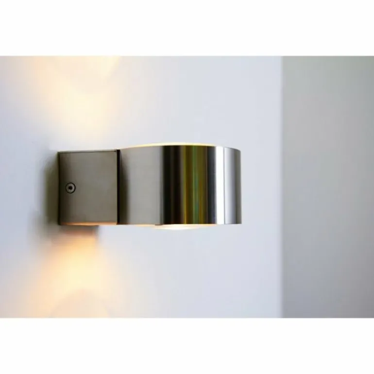 Applique murale LCD Fehmarn Acier inoxydable, 1 lumière