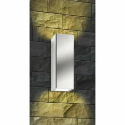 Applique murale LCD Fehmarn Acier inoxydable, 2 lumières