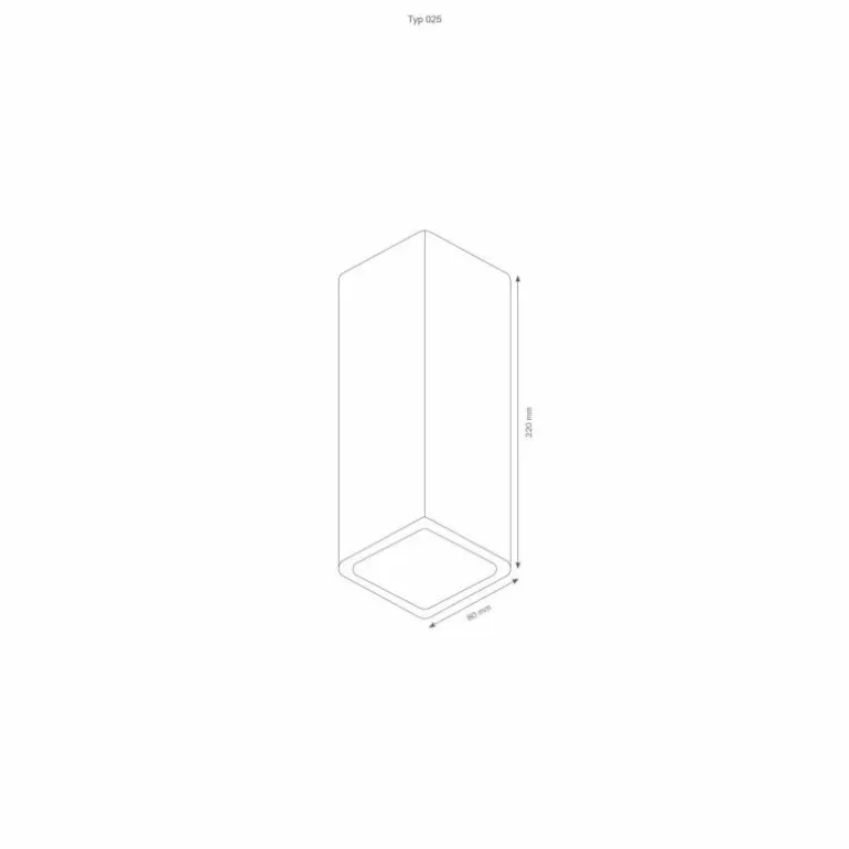 Applique murale LCD Typ 025 Acier inoxydable, 2 lumières