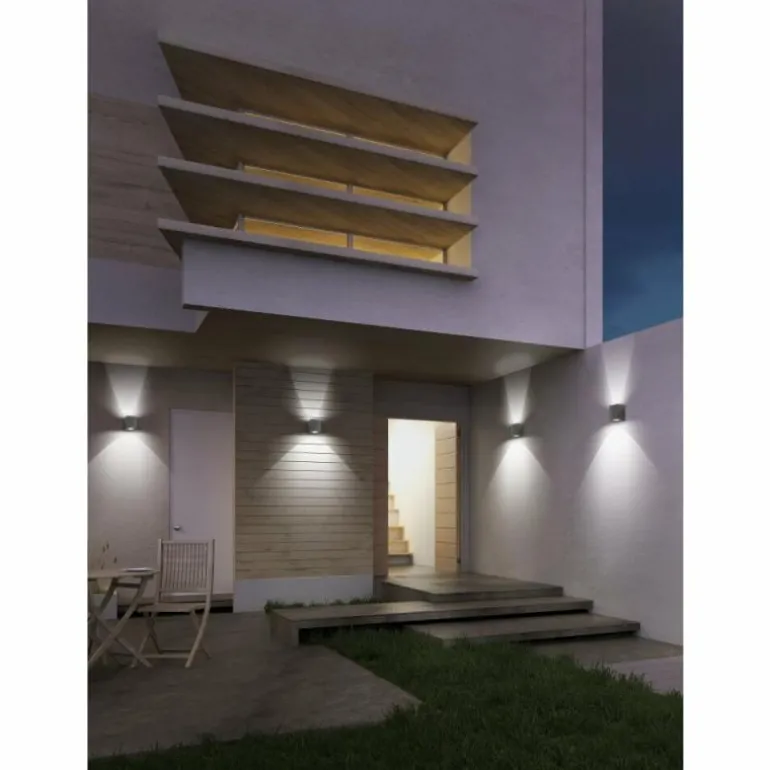 Applique murale LCD Typ 5025 LED Gris, 2 lumières