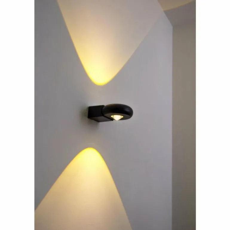 Applique murale LED d'extérieur Globo RINAH Gris, 2 lumières