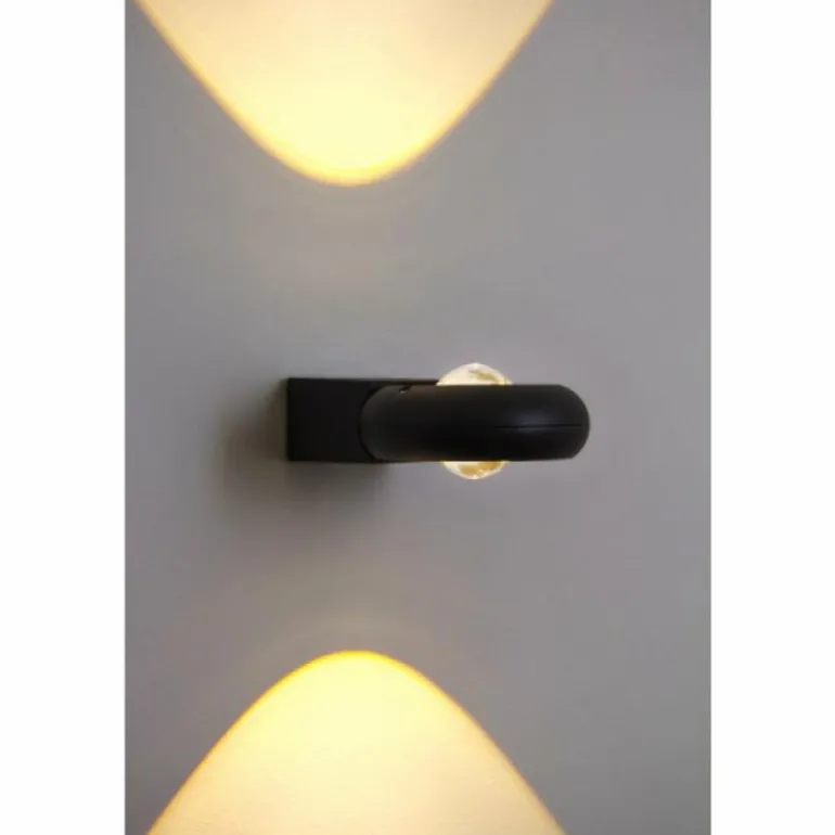 Applique murale LED d'extérieur Globo RINAH Gris, 2 lumières