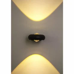 Applique murale LED d'extérieur Globo RINAH Gris, 2 lumières
