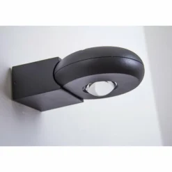 Applique murale LED d'extérieur Globo RINAH Gris, 2 lumières