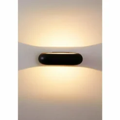 Applique murale LED Globo RINAH Anthracite, 1 lumière