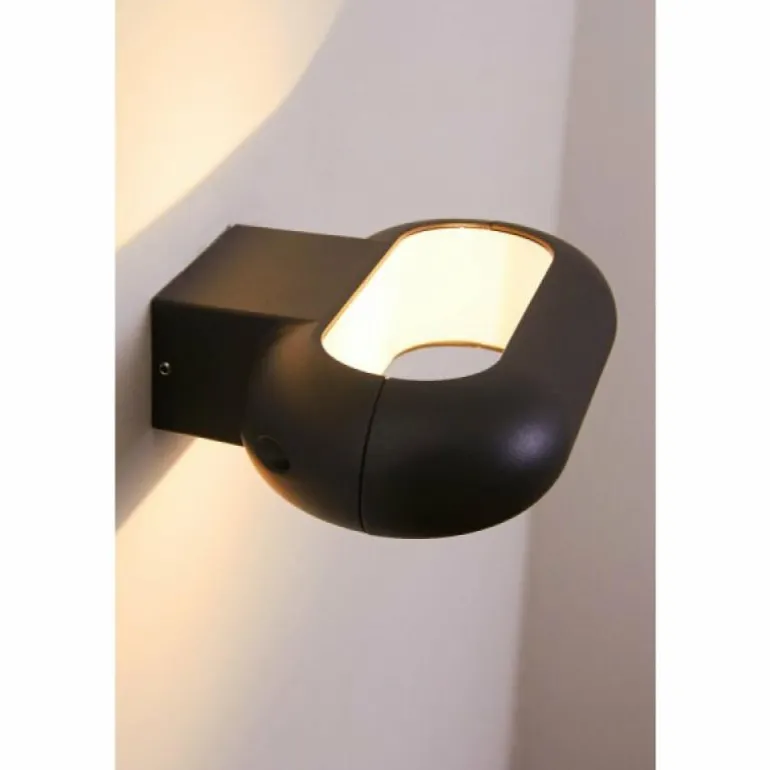 Applique murale LED Globo RINAH Anthracite, 1 lumière
