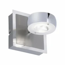 Applique murale Leuchten Direkt Ls-OPTI LED Acier inoxydable, 2 lumières, Télécommandes, Changeur de couleurs