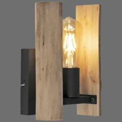 Applique murale Leuchten-Direkt LOG Écru, 1 lumière