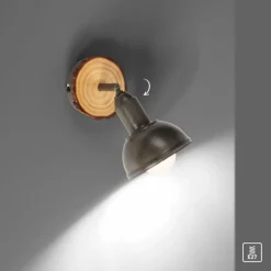 Applique murale Leuchten-Direkt SWAMP Écru, 1 lumière