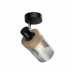 Applique murale Leuchten-Direkt PASQUAL Noir, 1 lumière