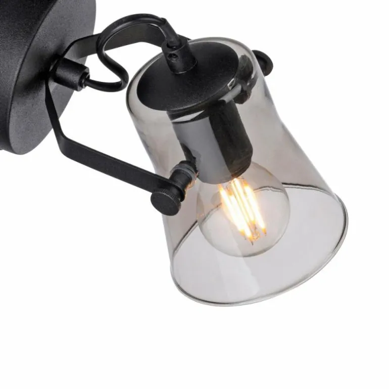 Applique murale Leuchten-Direkt TINULA Noir, 1 lumière