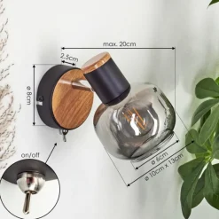 Applique murale Lexington Écru, 1 lumière