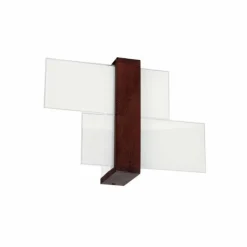 Applique murale Linea-Light Group Triad Bois foncé, 1 lumière