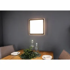 Applique murale Luce Design SOLSTAR LED Écru, Noir, 1 lumière