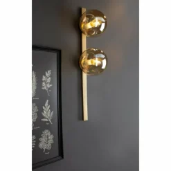 Applique murale Luce Design PLUTO Or, 2 lumières