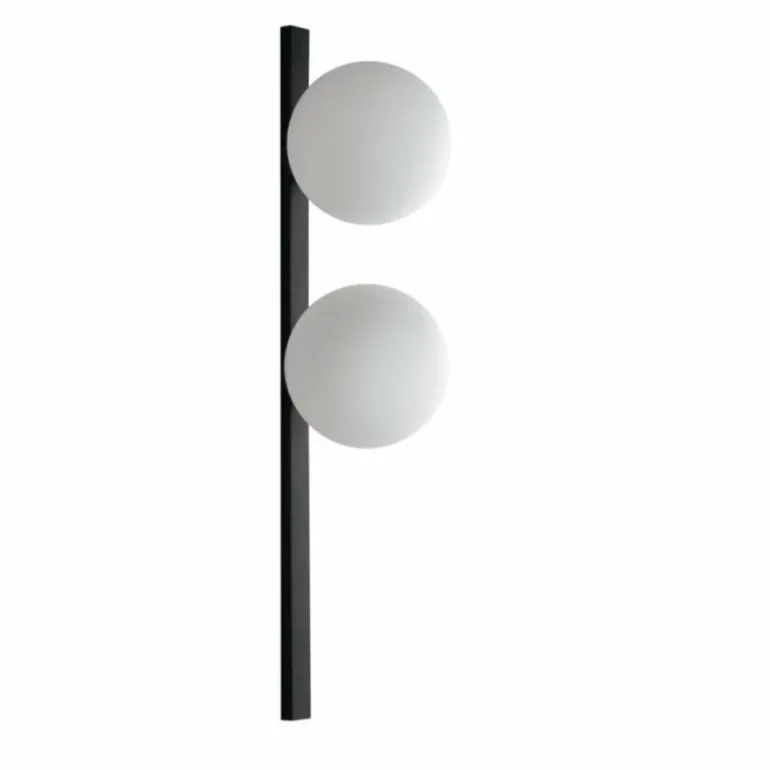 Applique murale Luce Design PLUTO Noir, 2 lumières