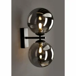 Applique murale Luce Design NEPTUN Noir, 2 lumières