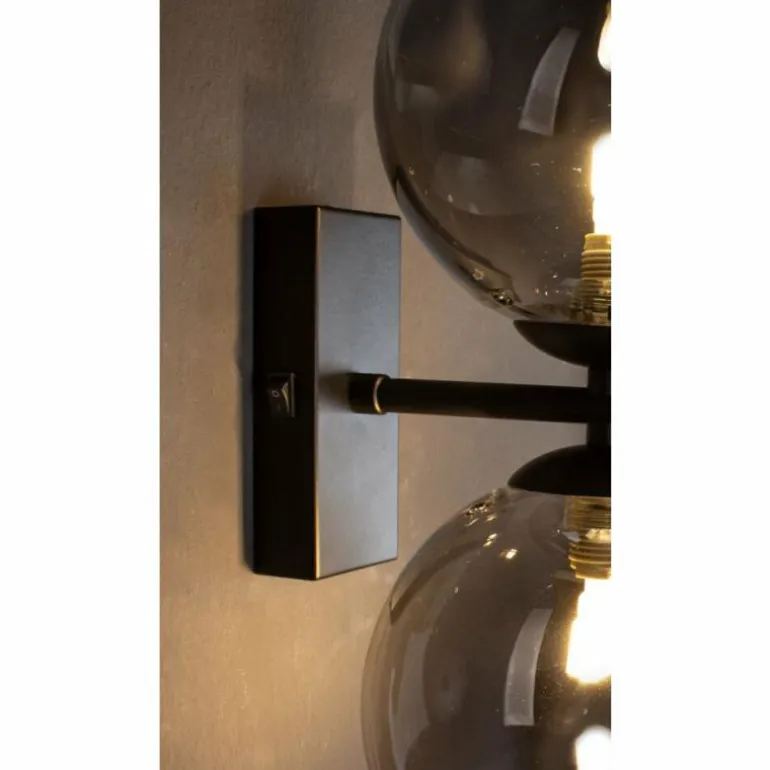 Applique murale Luce Design NEPTUN Noir, 2 lumières